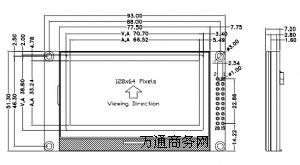 12864-80Dc(din)LCDҺģK