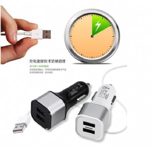 汽車穩(wěn)壓器充電器/節(jié)油usb充電器/雙usb充電器