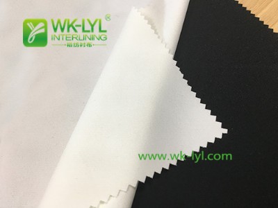 廠家批發(fā)加密四面彈有紡襯布服裝輔料