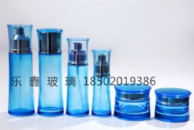 綠色玻璃瓶 高檔瓶 化妝品分裝瓶套裝