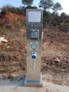 戀途 水電樁 hw-14 房車營地充電樁 岸電箱 水電箱