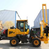 公路護欄打樁機 液壓護欄打樁機 多功能護欄打樁鉆孔一體機直銷