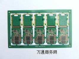 化金(無(wú)鉛)六層綠阻焊PCB