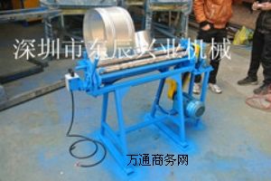小型電動壓槽卷圓機,一次成型