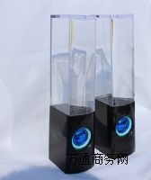 電腦筆記本迷你音箱.新款七彩噴泉音箱.插卡音箱