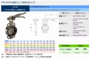 臺灣RING東光閥門FIG.090A鑄鐵夾心式蝶閥把手式